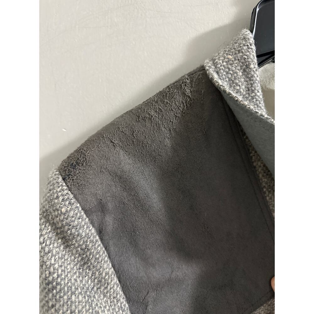 Pendleton Gray With Elbow Patch Blazer Jacket Siz… - image 4